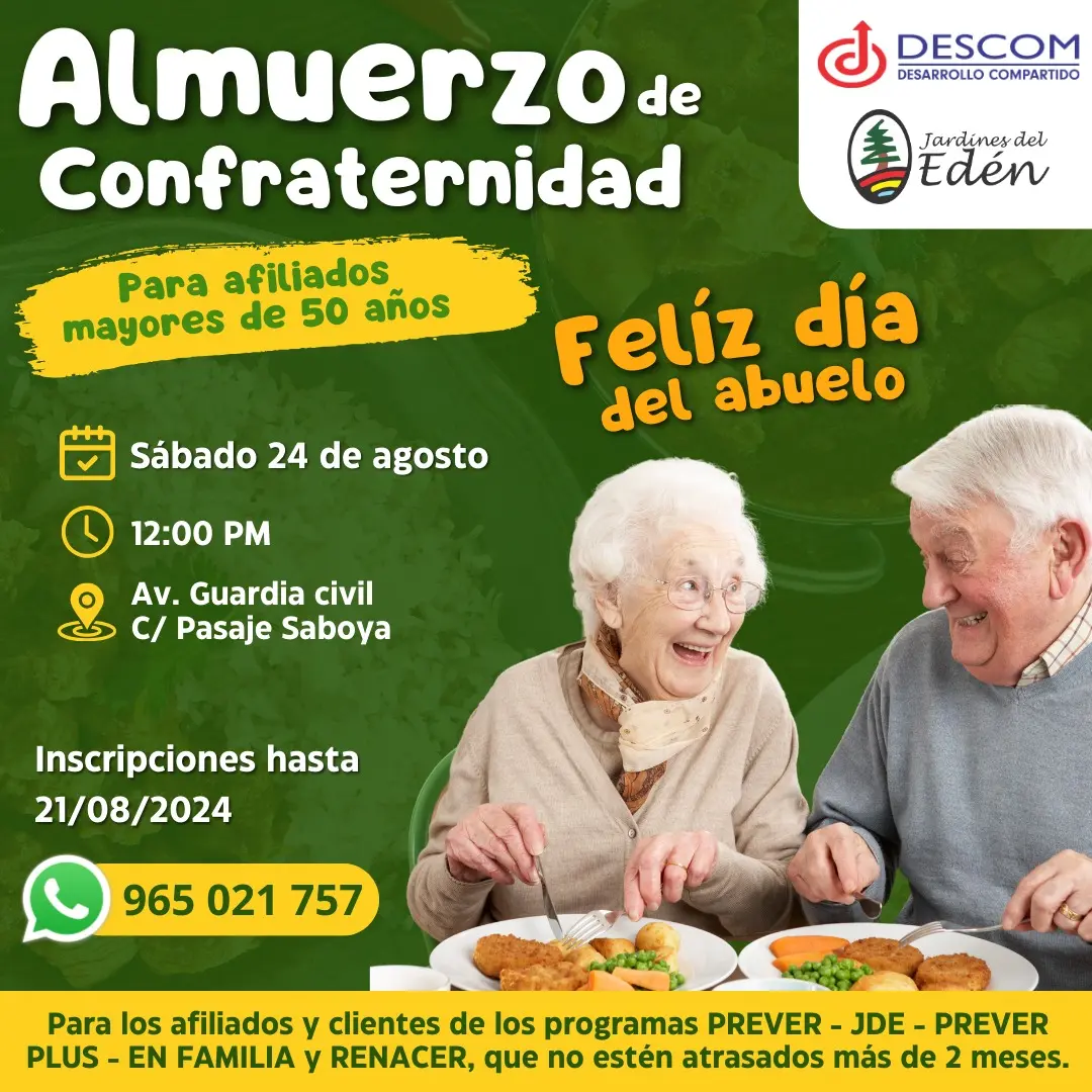 Almuerzo de confraternidad