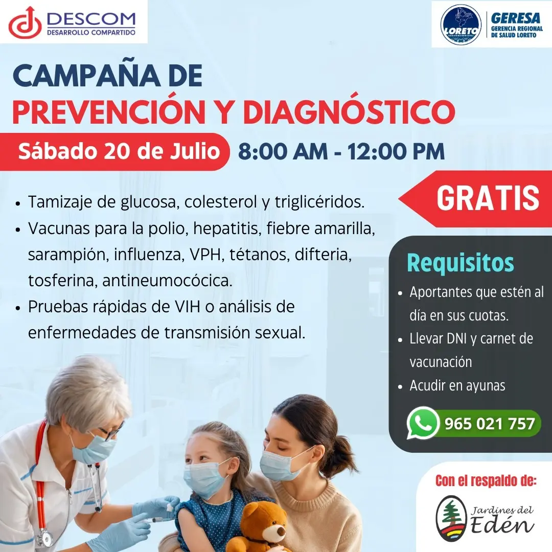 Campaña de prevención y diagnóstico