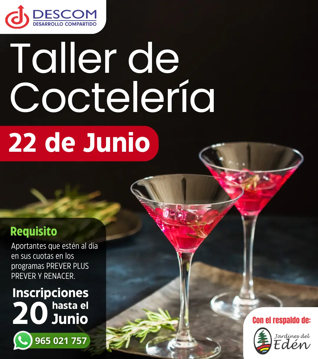 Taller de coctelería