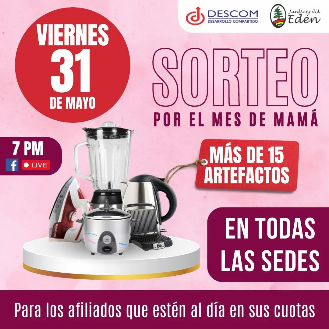 Sorteo mes de mamá